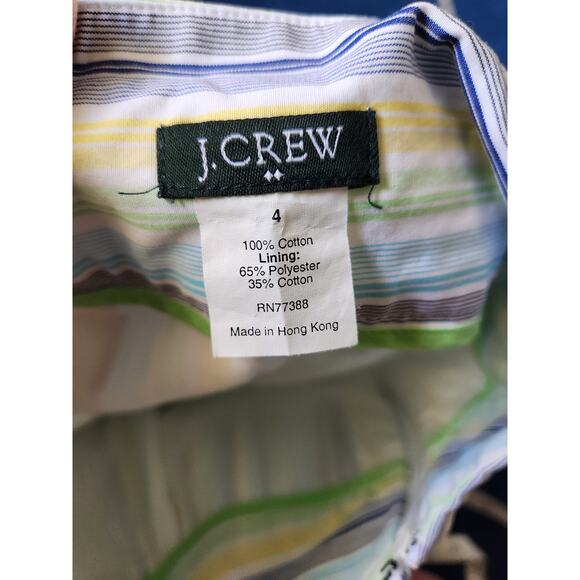 Y2k J. Crew Pleated Preppy Mini Skirt-4 - Picture 6 of 7